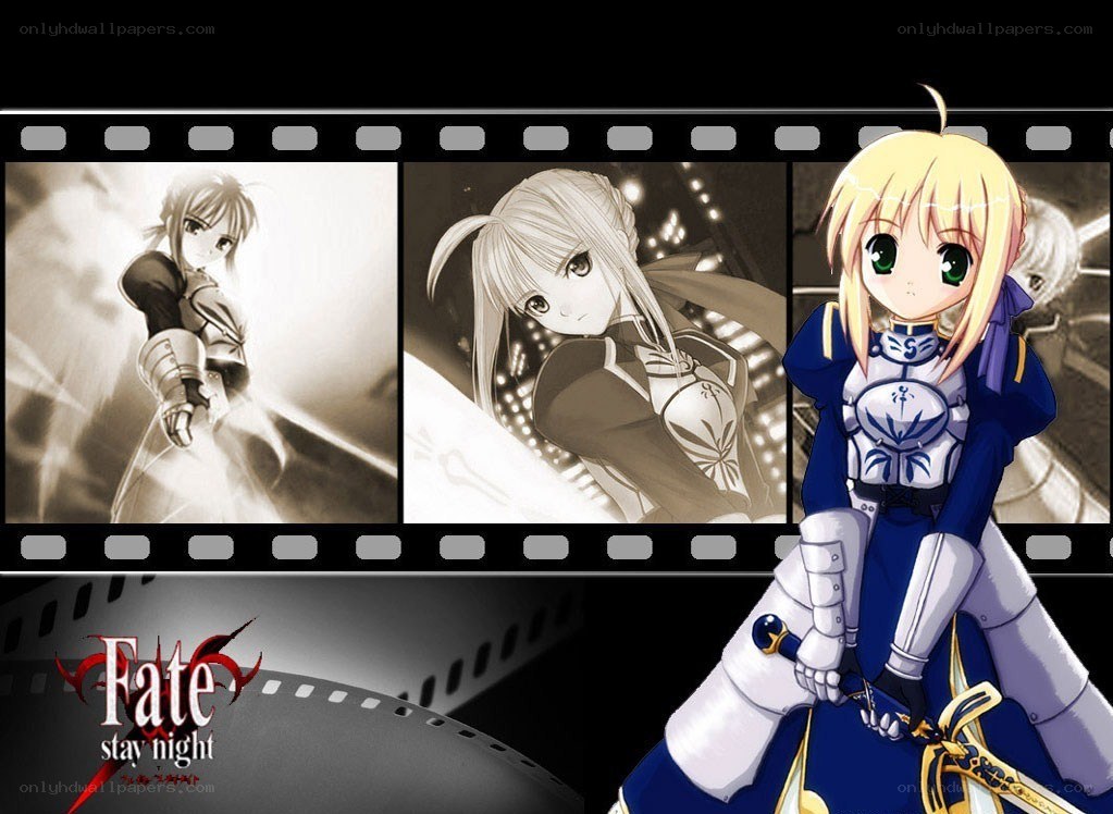 Fate/stay night character collage