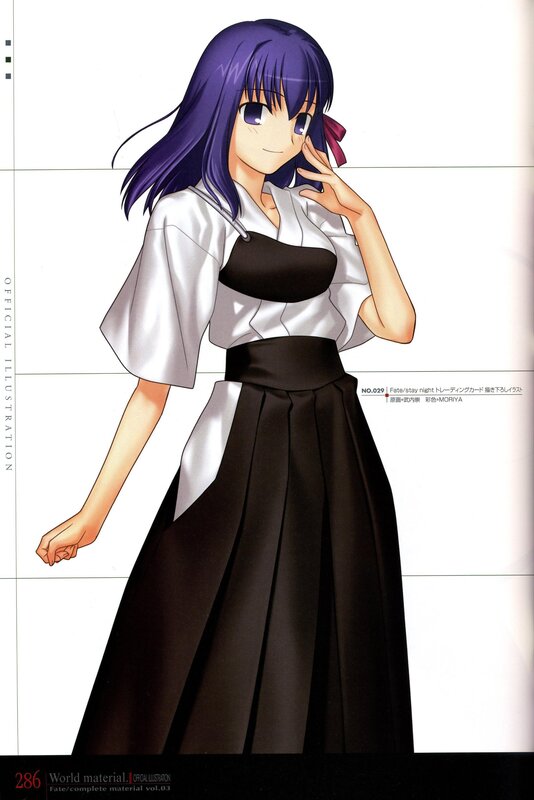 Fate/stay night character illustration
