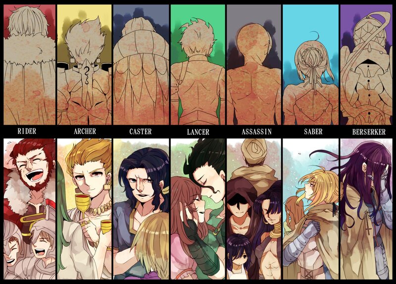 Fate/stay night character lineup