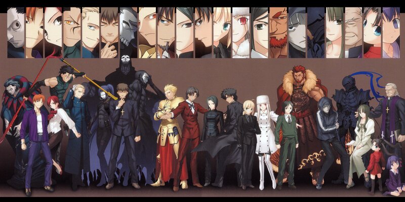 Fate/stay night character lineup