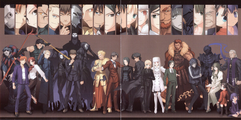 Fate/stay night character lineup