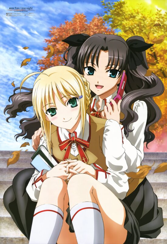 Fate/stay night characters in autumn