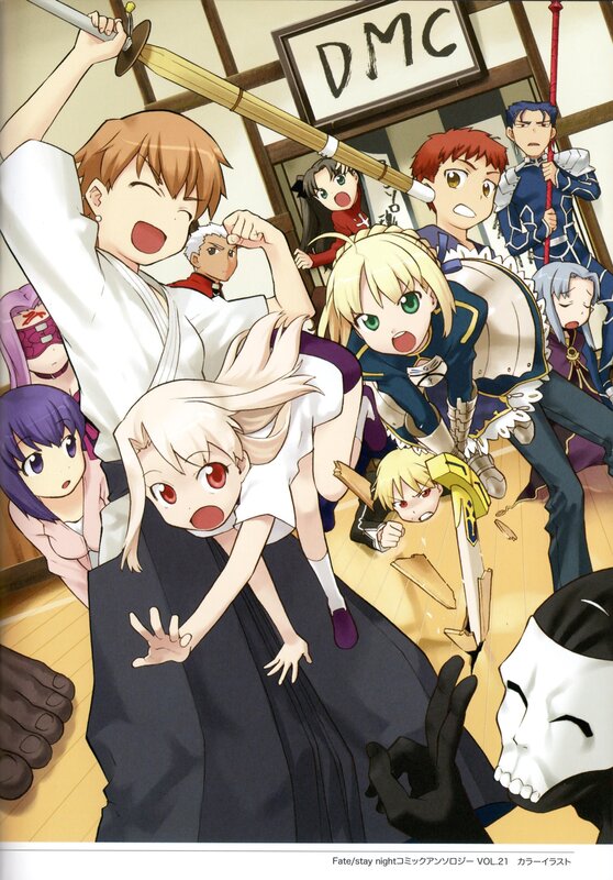 Fate/stay night characters in chaos