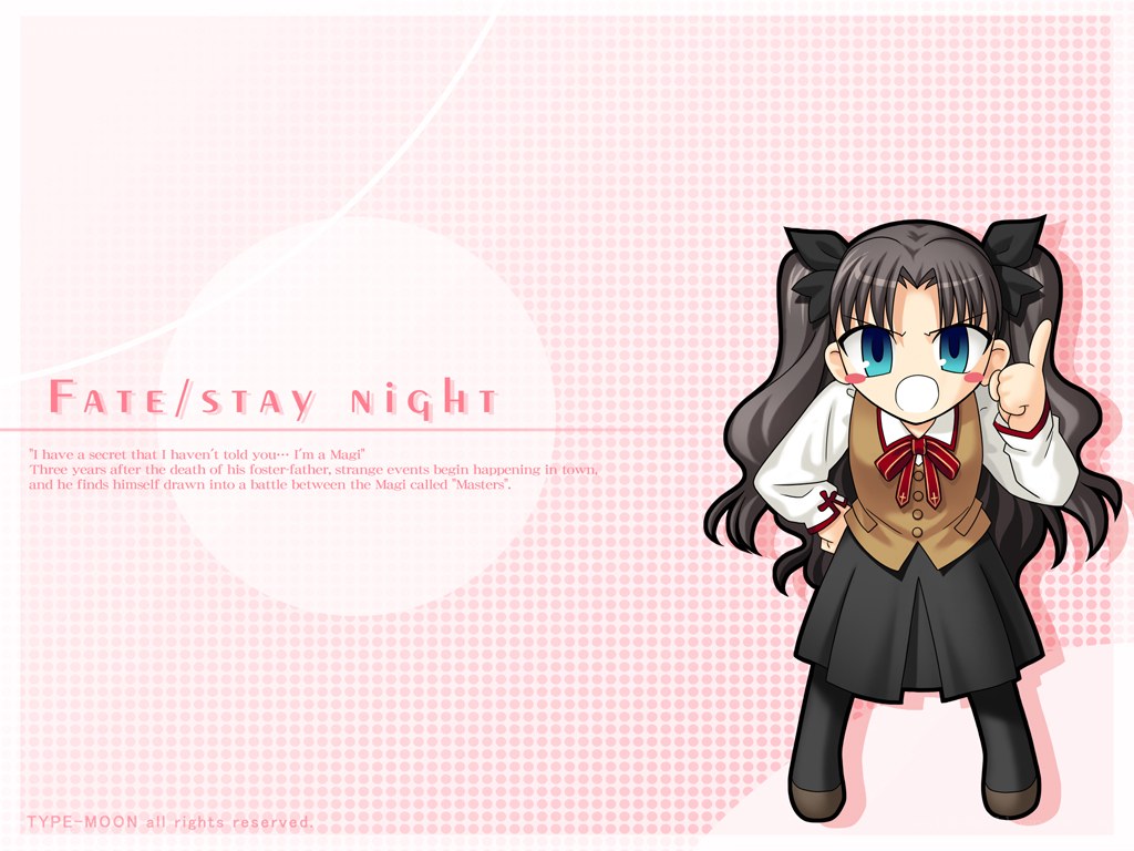Fate/stay night chibi art