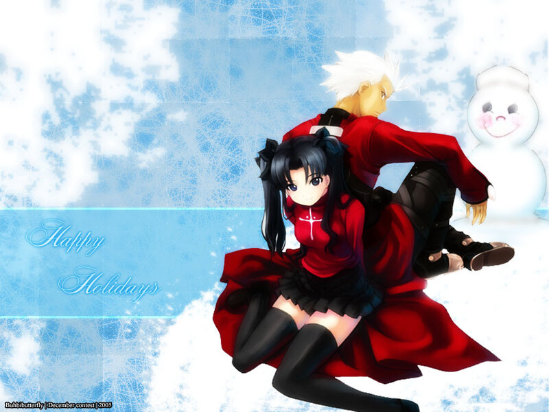 Fate/stay night holiday art