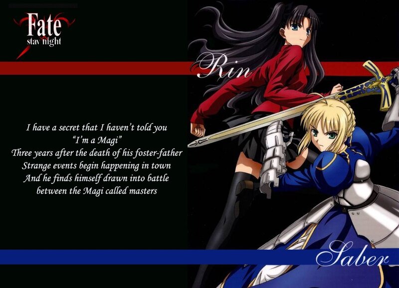 Fate/stay night promotional art