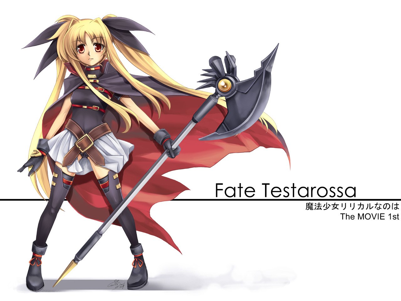 Fate Testarossa character art