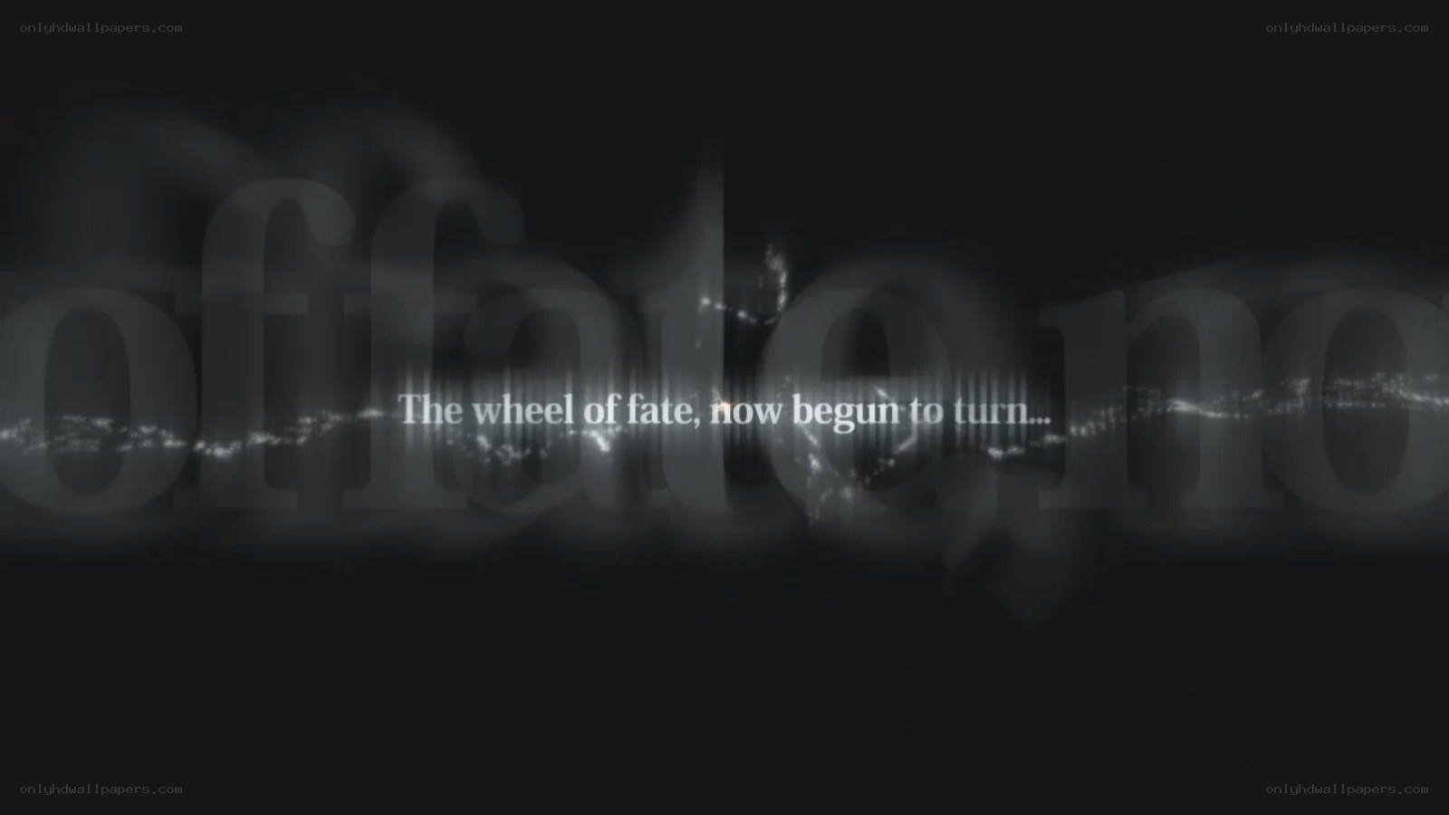 fate wheel begins to turn
