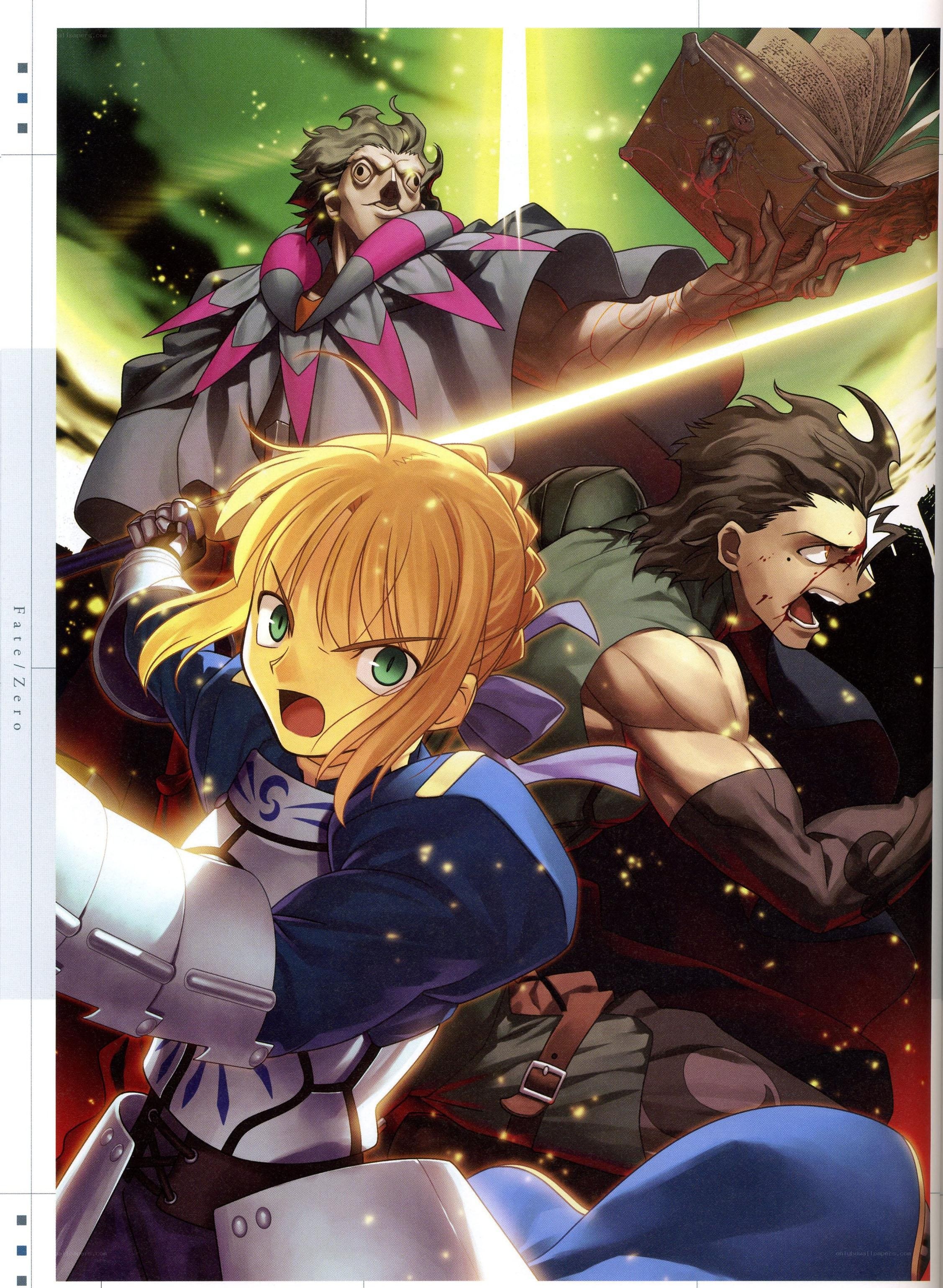 Fate/Zero anime battle scene