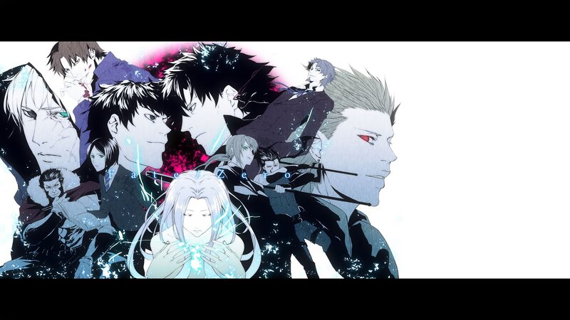 Fate/Zero anime character collage