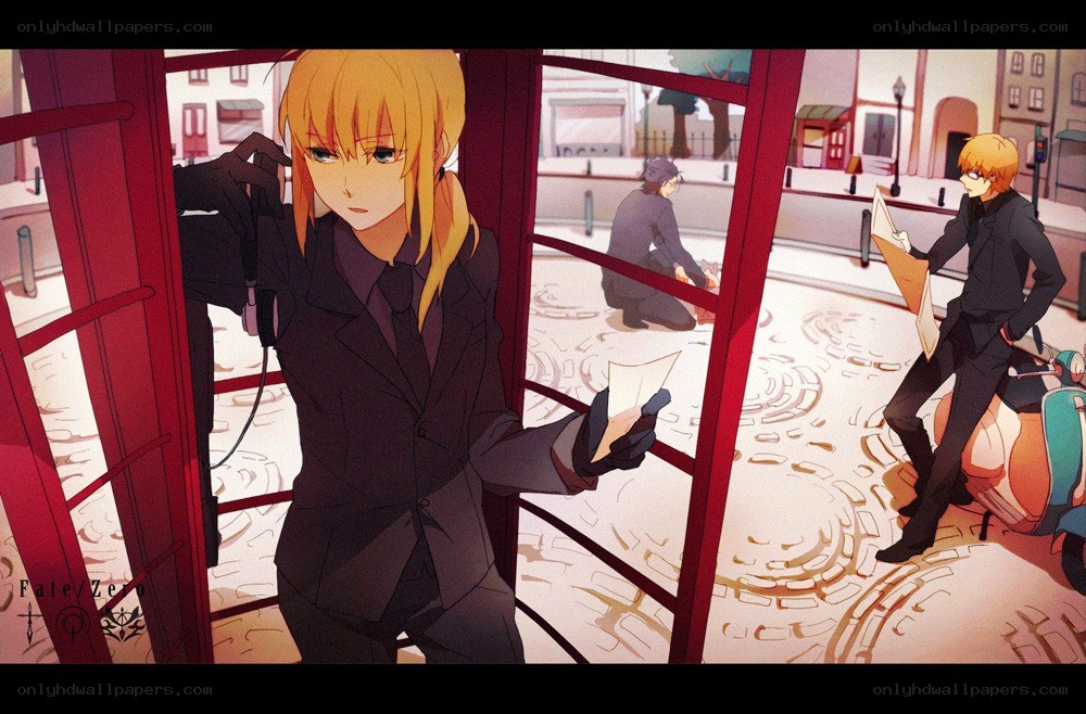 Fate/Zero anime scene