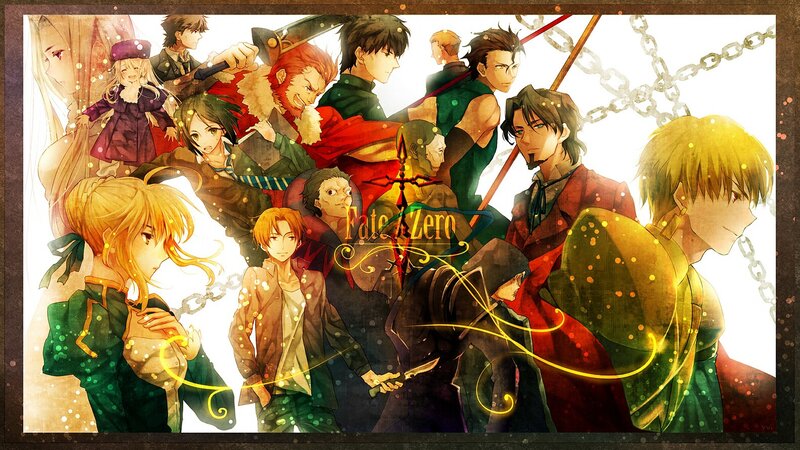 Fate/Zero character collage