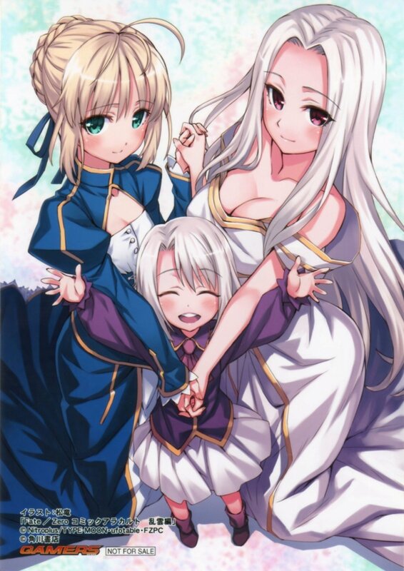 Fate/Zero characters illustration