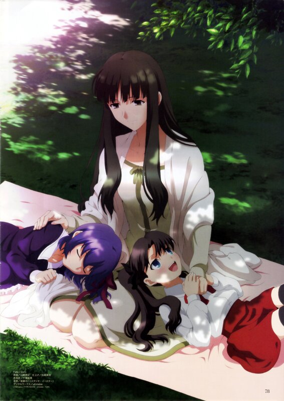 Fate/Zero characters relaxing