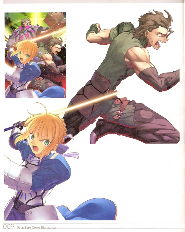 Fate/Zero cover illustration