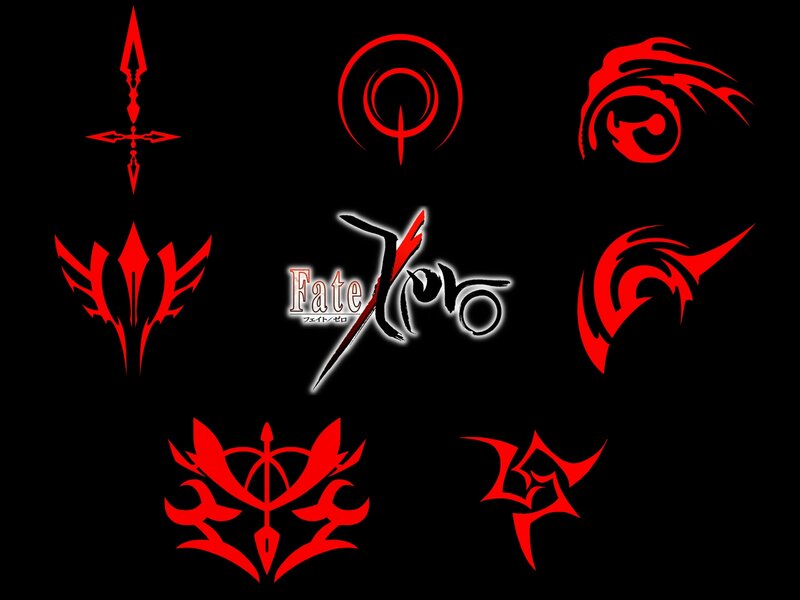 Fate/Zero logo and symbols