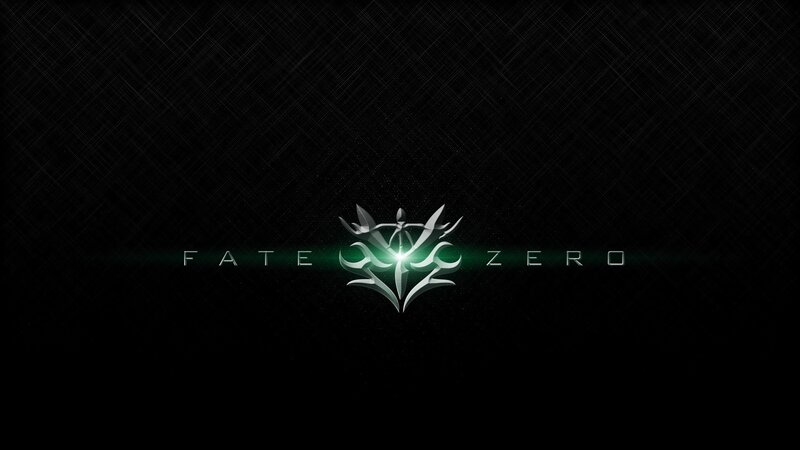 Fate/Zero Logo — Black, Dark, Dramatic