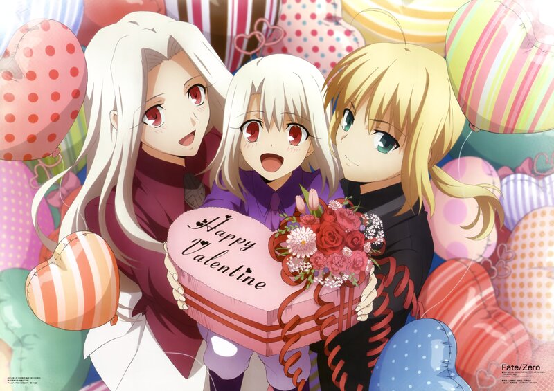 Fate/Zero Valentine's Day art