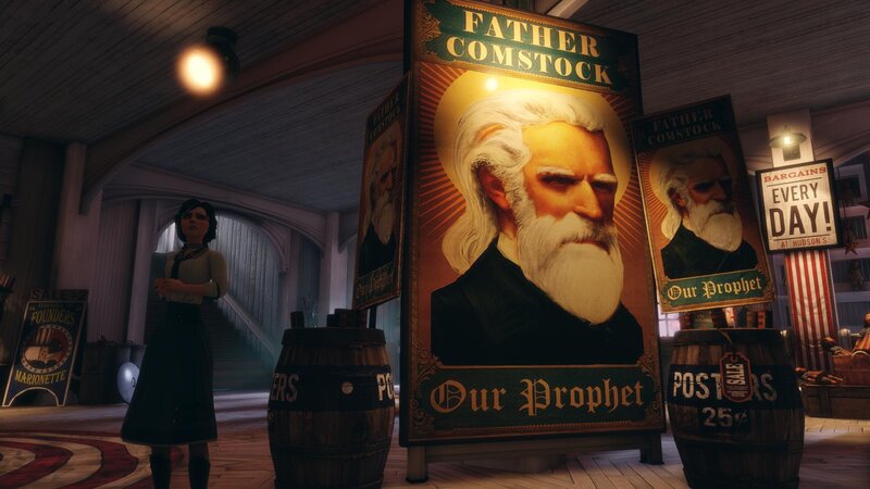 Father Comstock propaganda poster