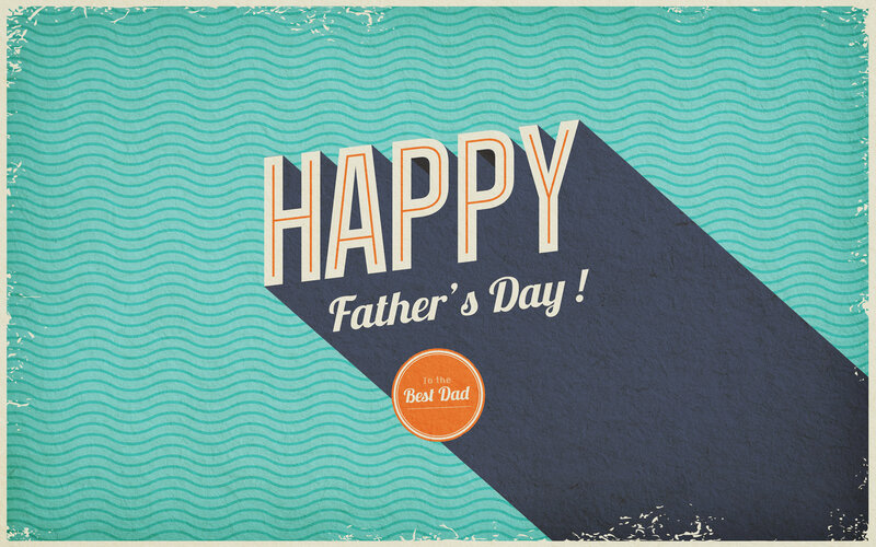 Father's Day Card — Teal