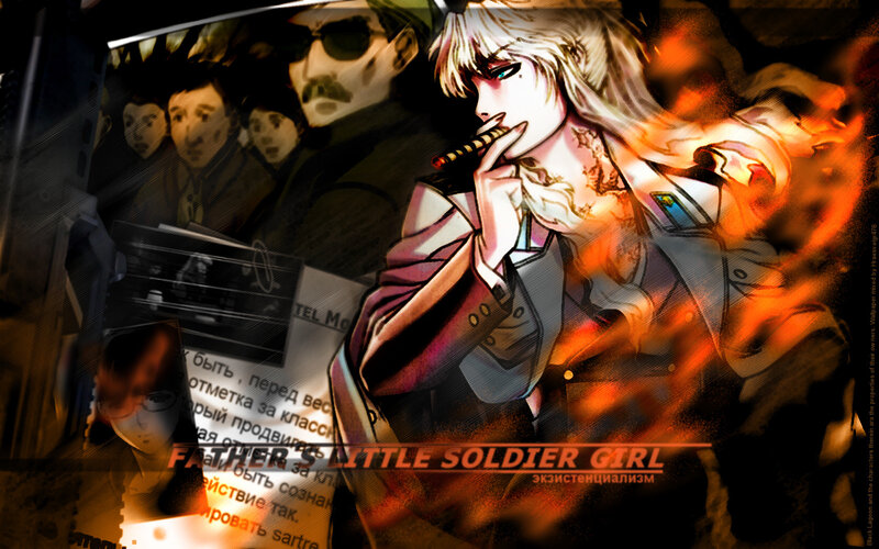 Father's Little Soldier Girl