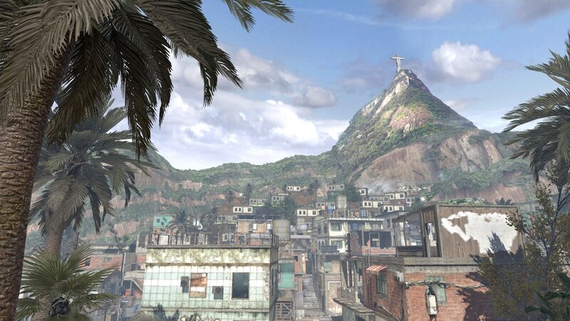 Favela with Christ the Redeemer