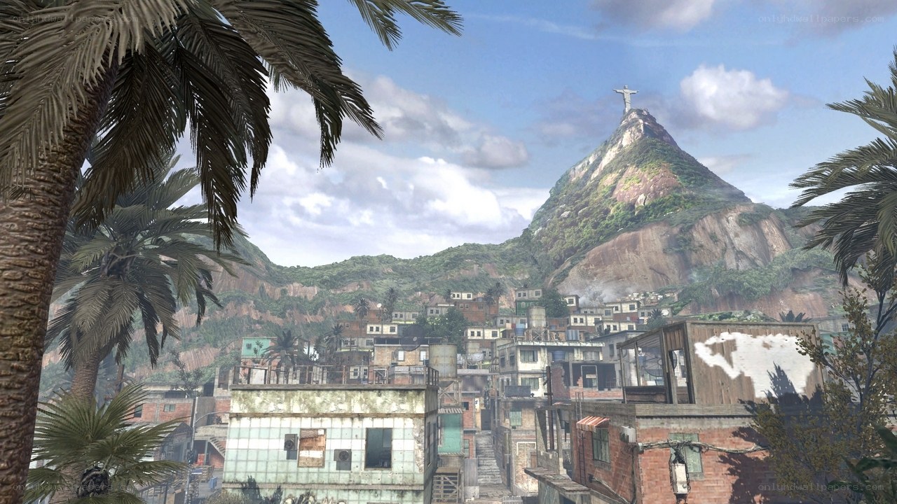 Favela with Christ the Redeemer