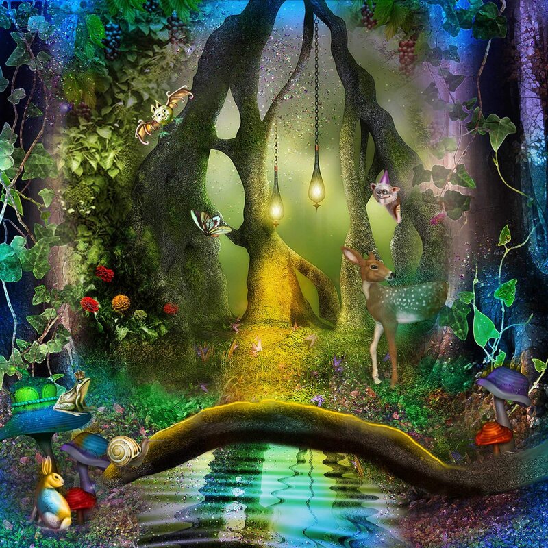 Fawn in Enchanted Forest