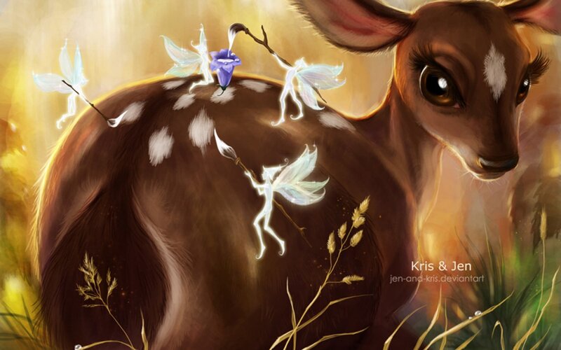 Fawn with Fairies