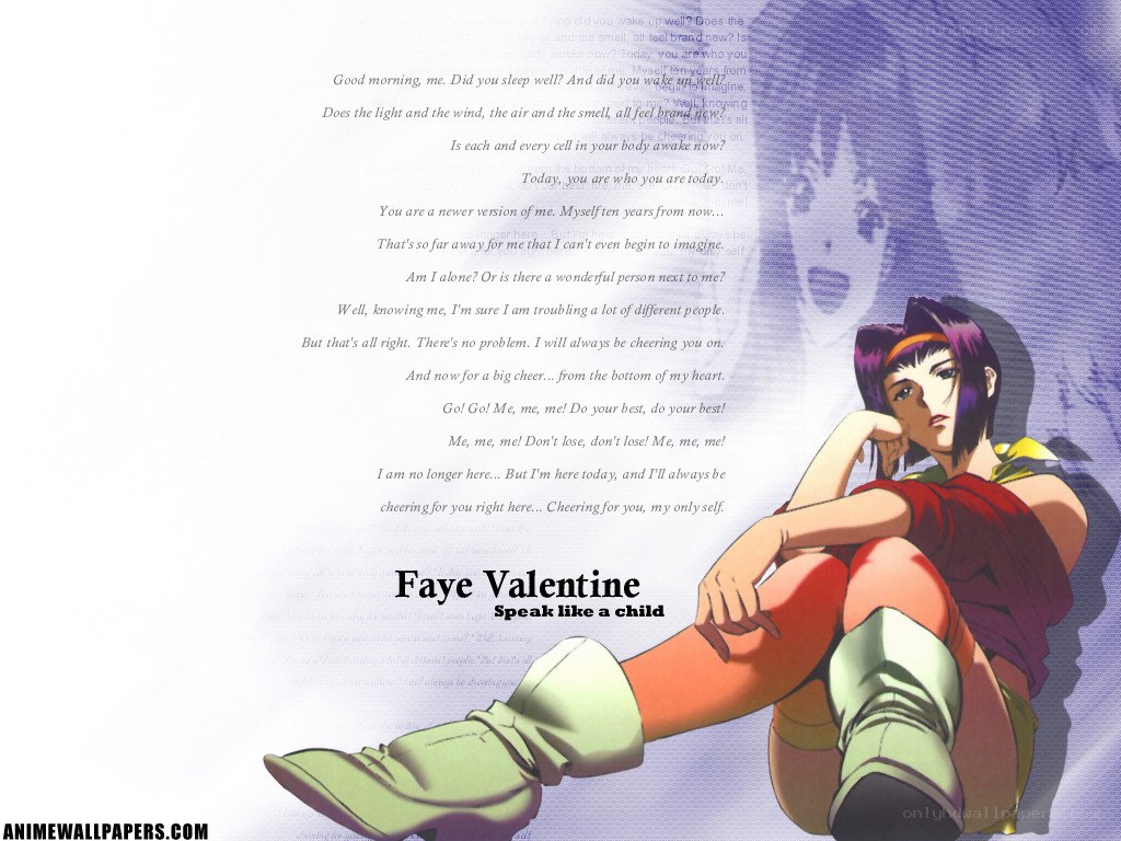 Faye Valentine anime wallpaper