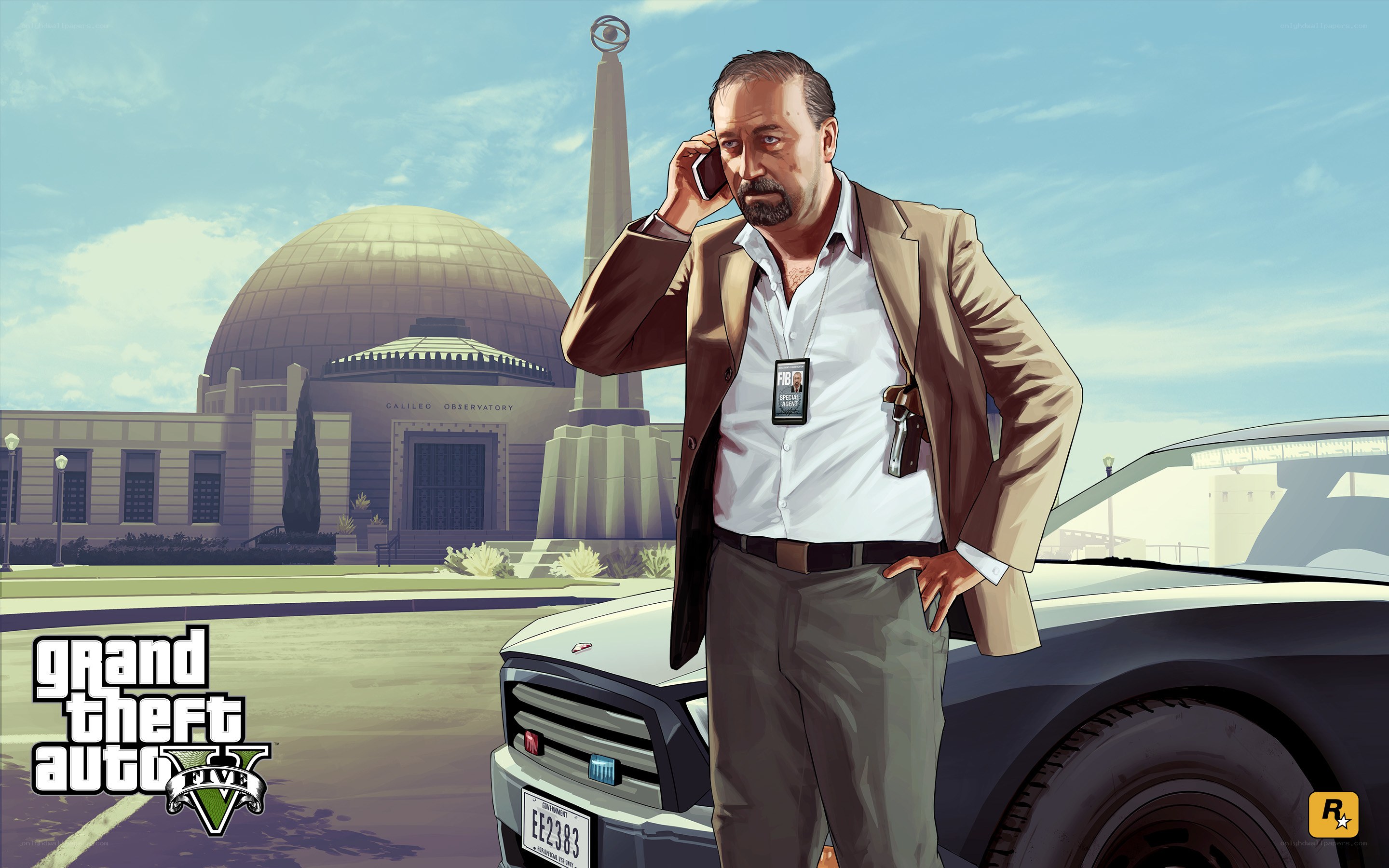 FBI Agent on Phone in GTA V