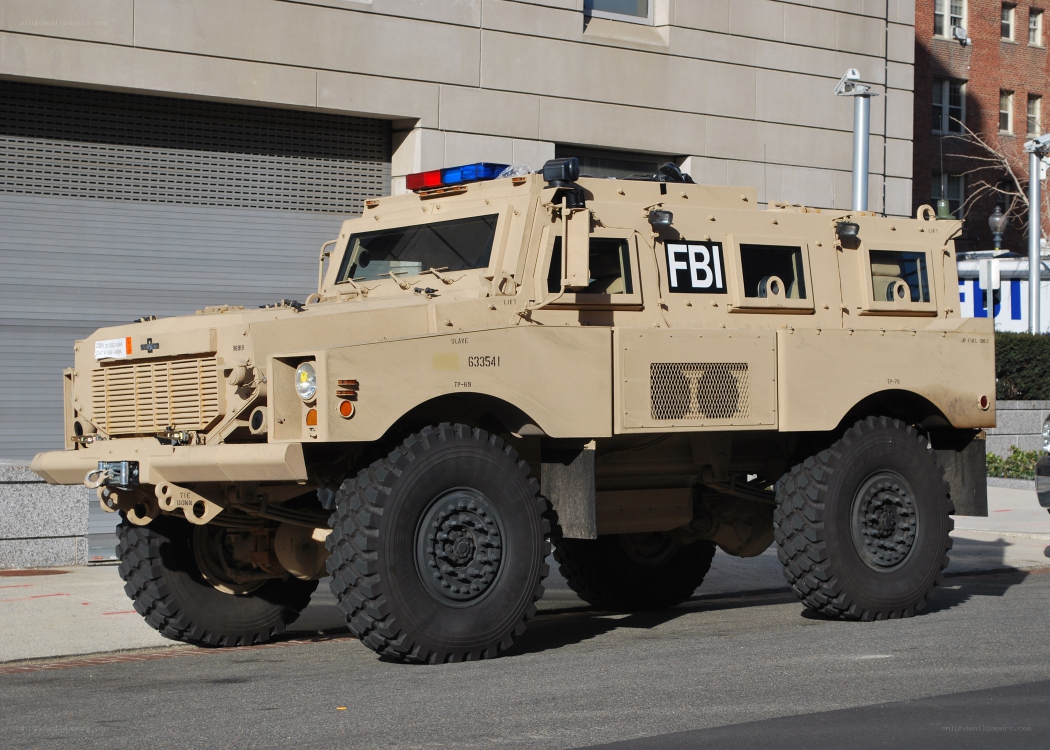 FBI armored vehicle