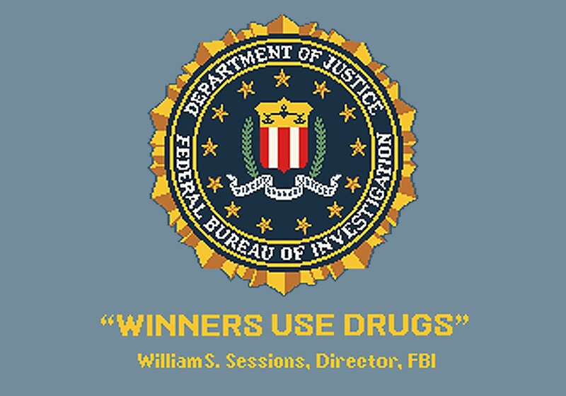 FBI logo with quote