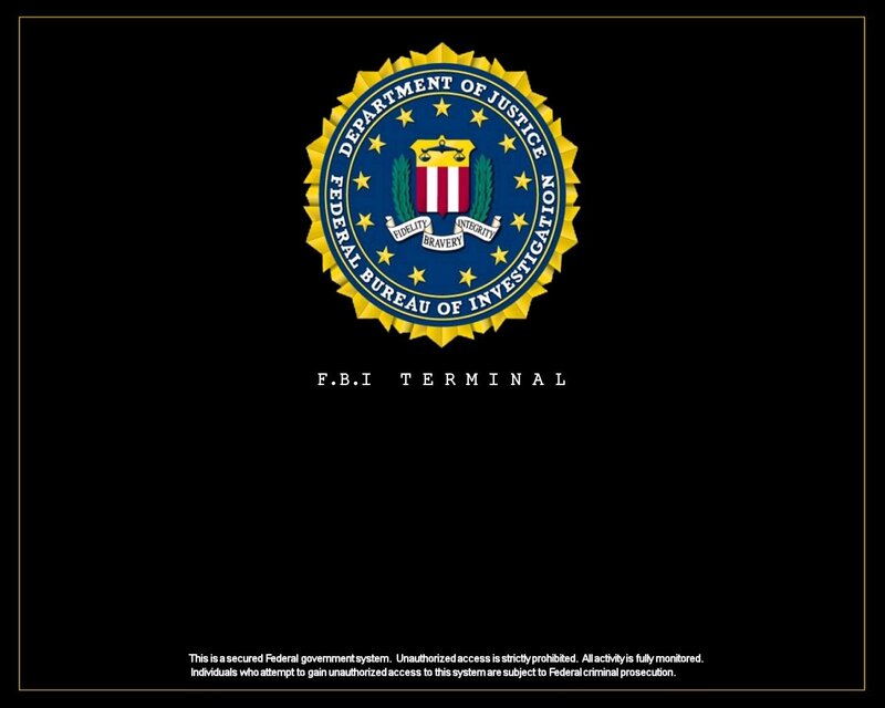 FBI Seal and Text