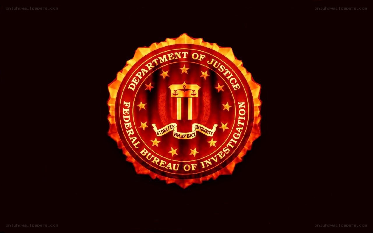 FBI seal on dark background
