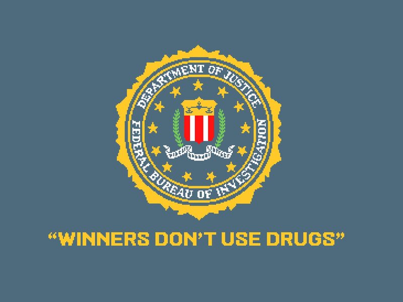 FBI Seal with Text — Blue, Serious