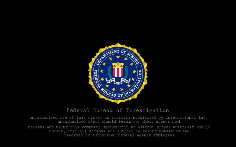 FBI system access warning