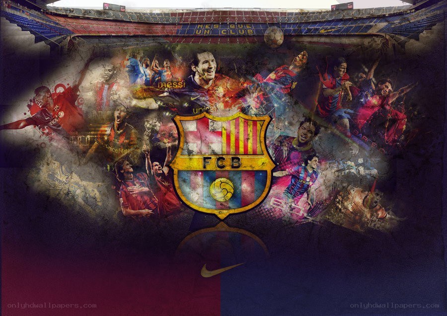 FC Barcelona collage artwork