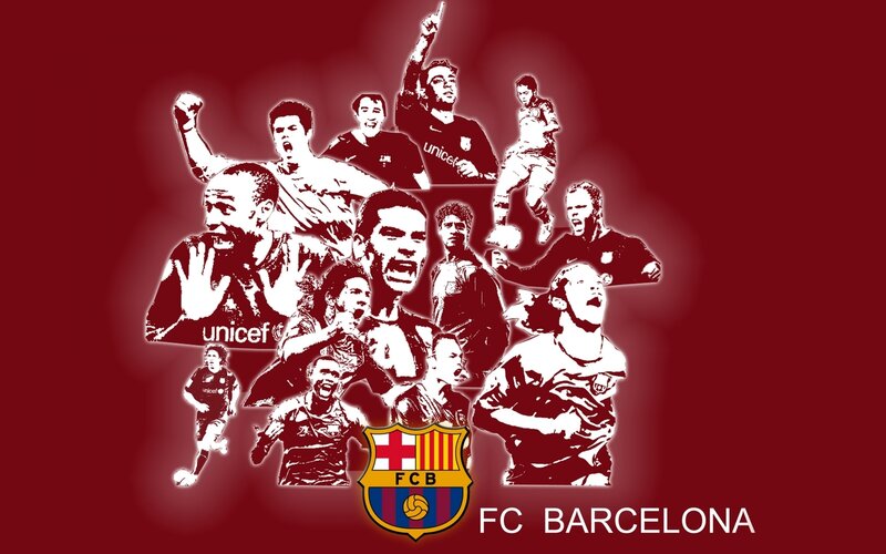FC Barcelona collage artwork