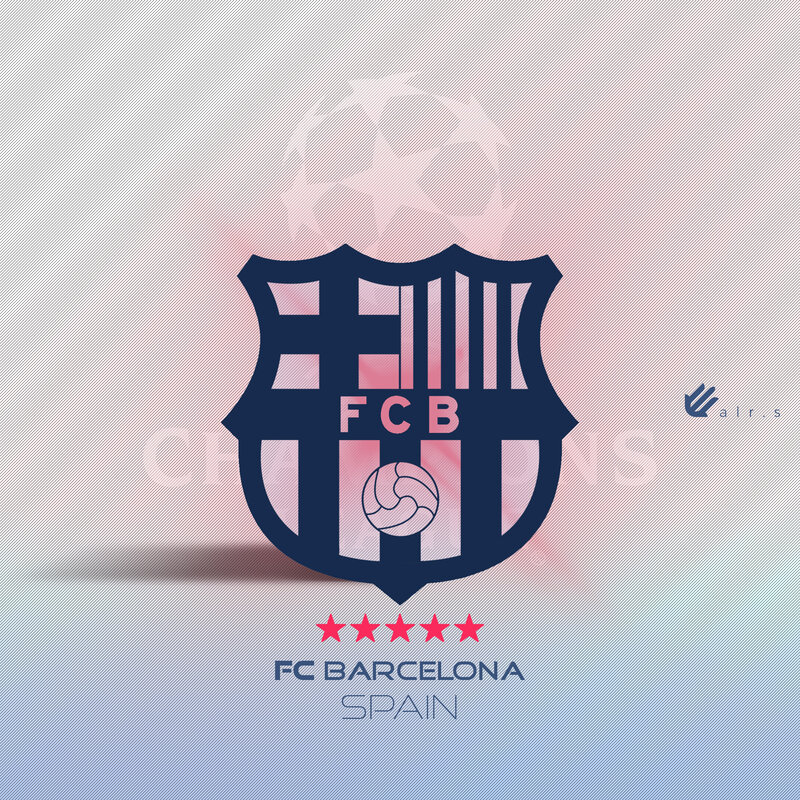 FC Barcelona Crest — Blue, Modern