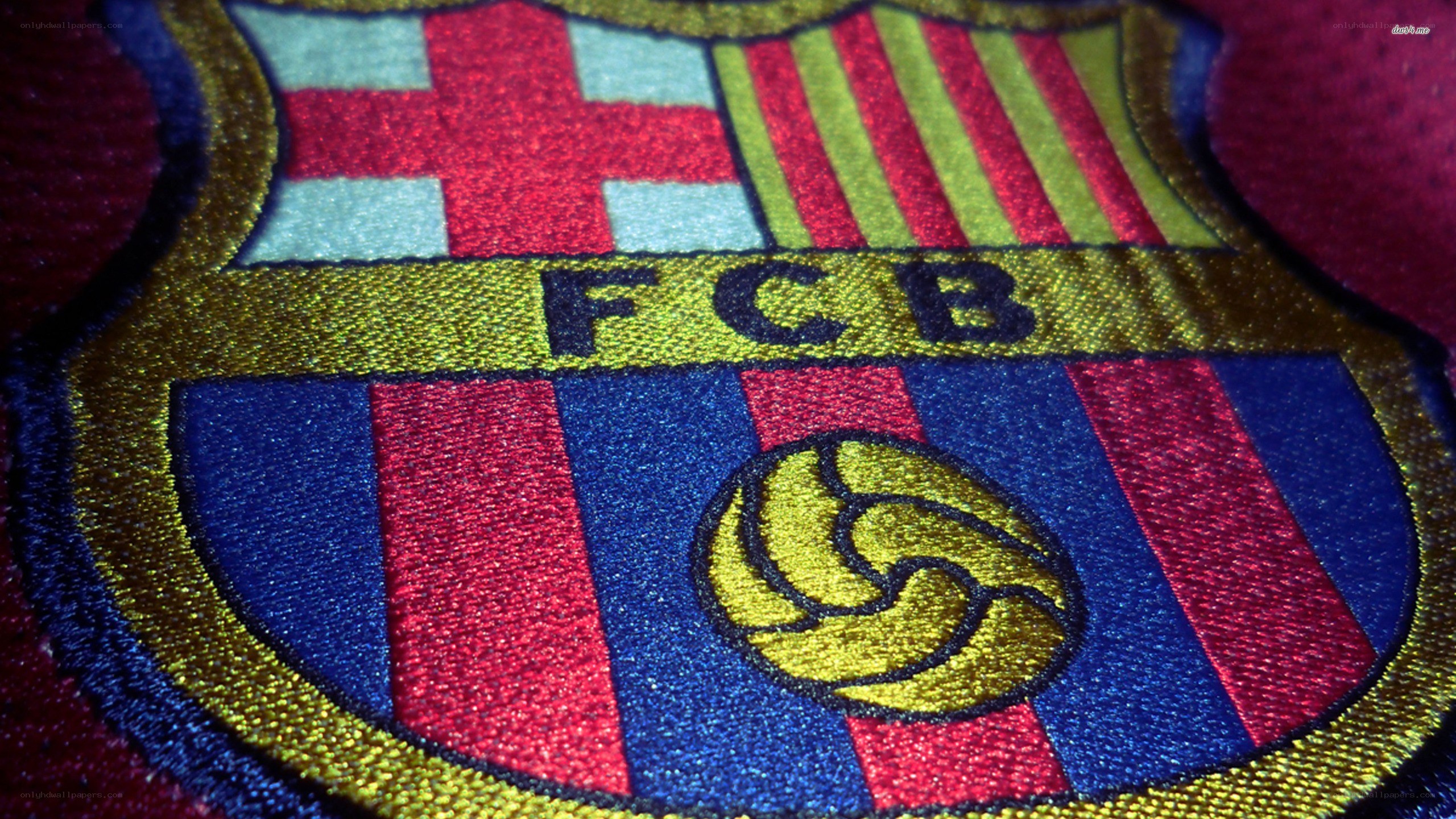 FC Barcelona crest embroidery