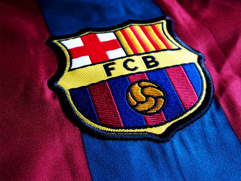 FC Barcelona crest on jersey