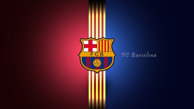 FC Barcelona Crest — Red, Dramatic