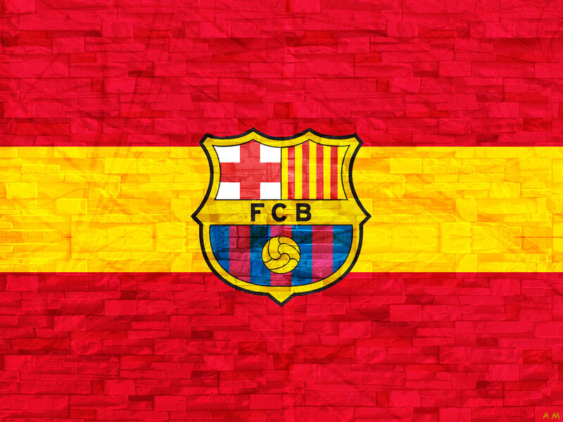 FC Barcelona Crest — Red, Patriotic