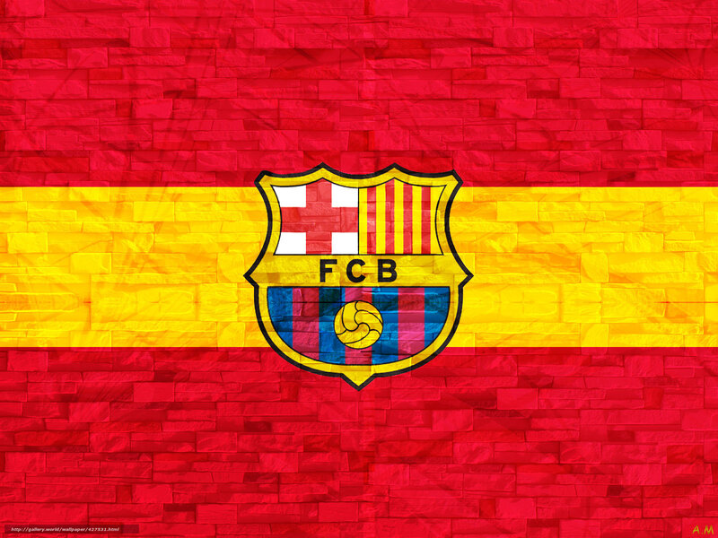 FC Barcelona flag wallpaper