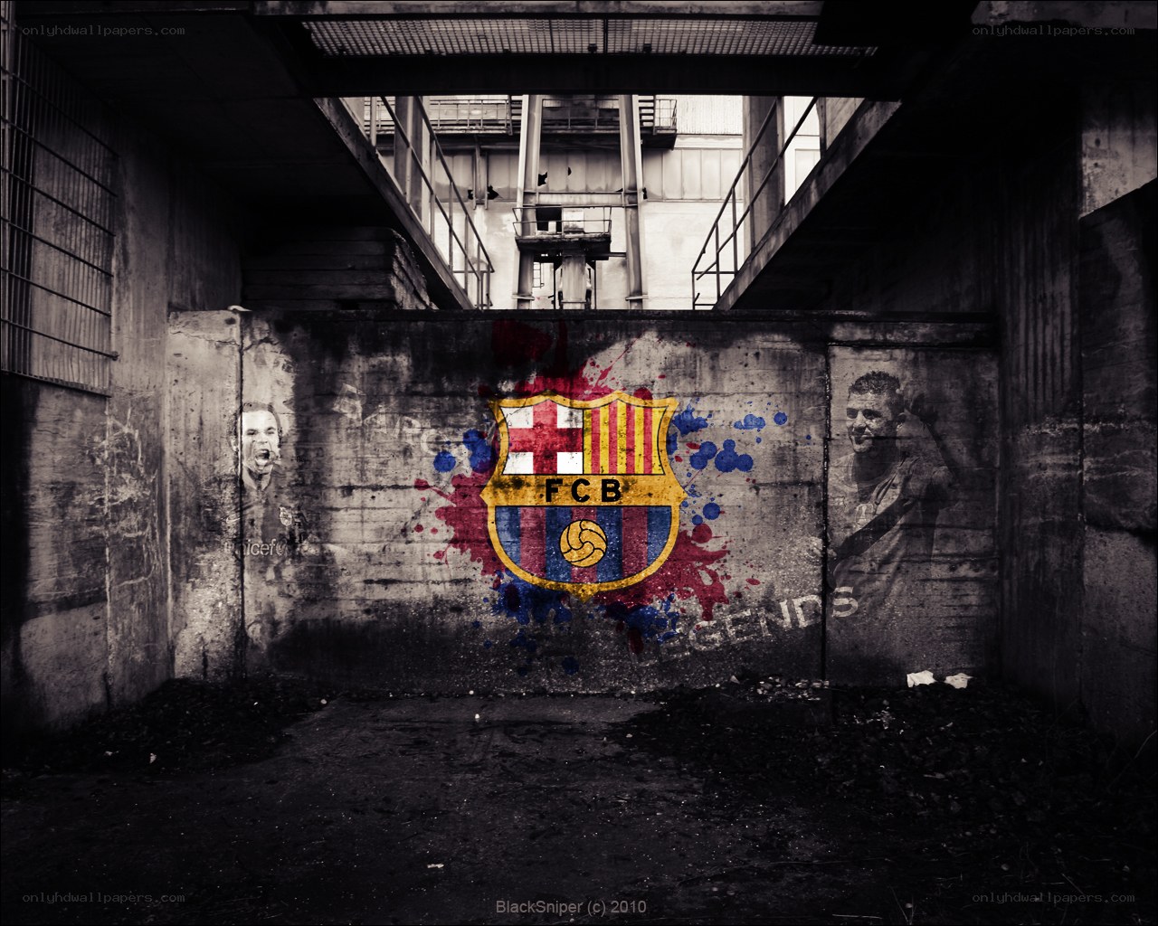 FC Barcelona graffiti art