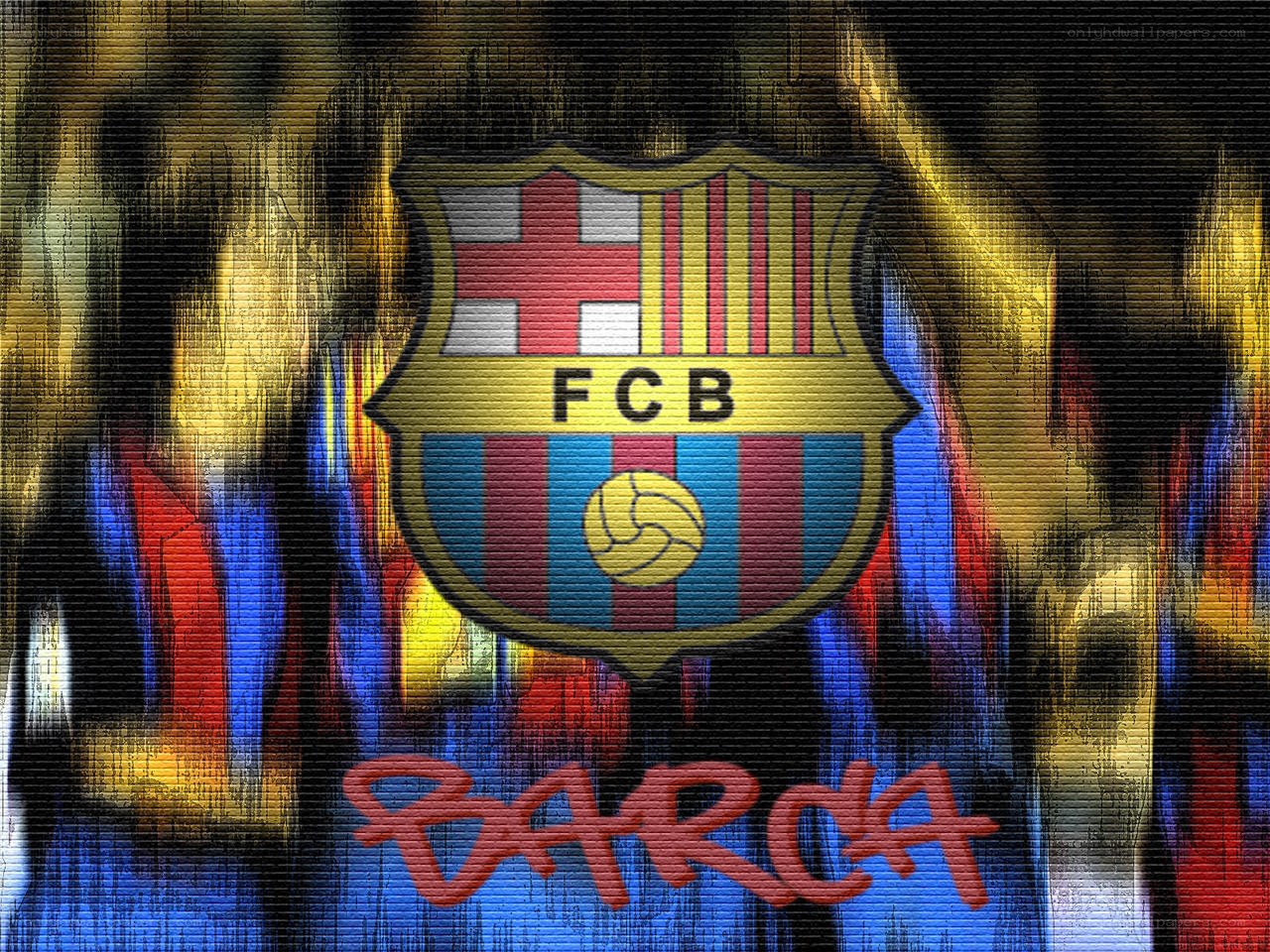 FC Barcelona logo art