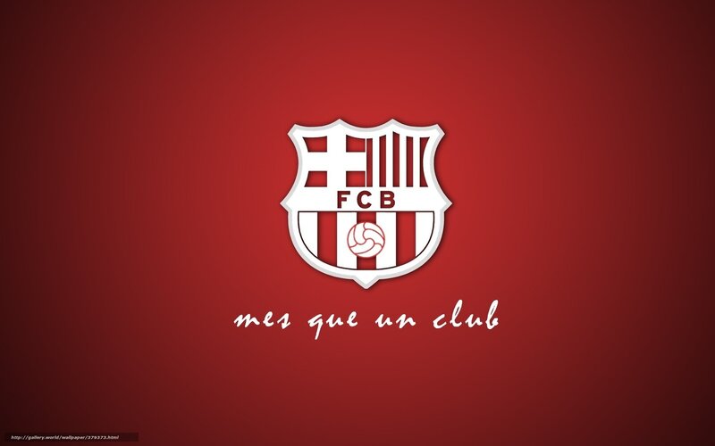 FC Barcelona Logo — Red, Bold