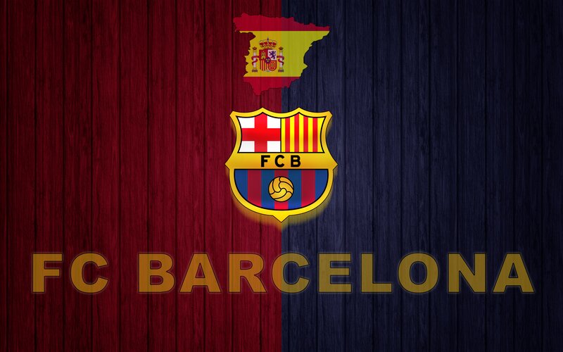 FC Barcelona Logo — Red