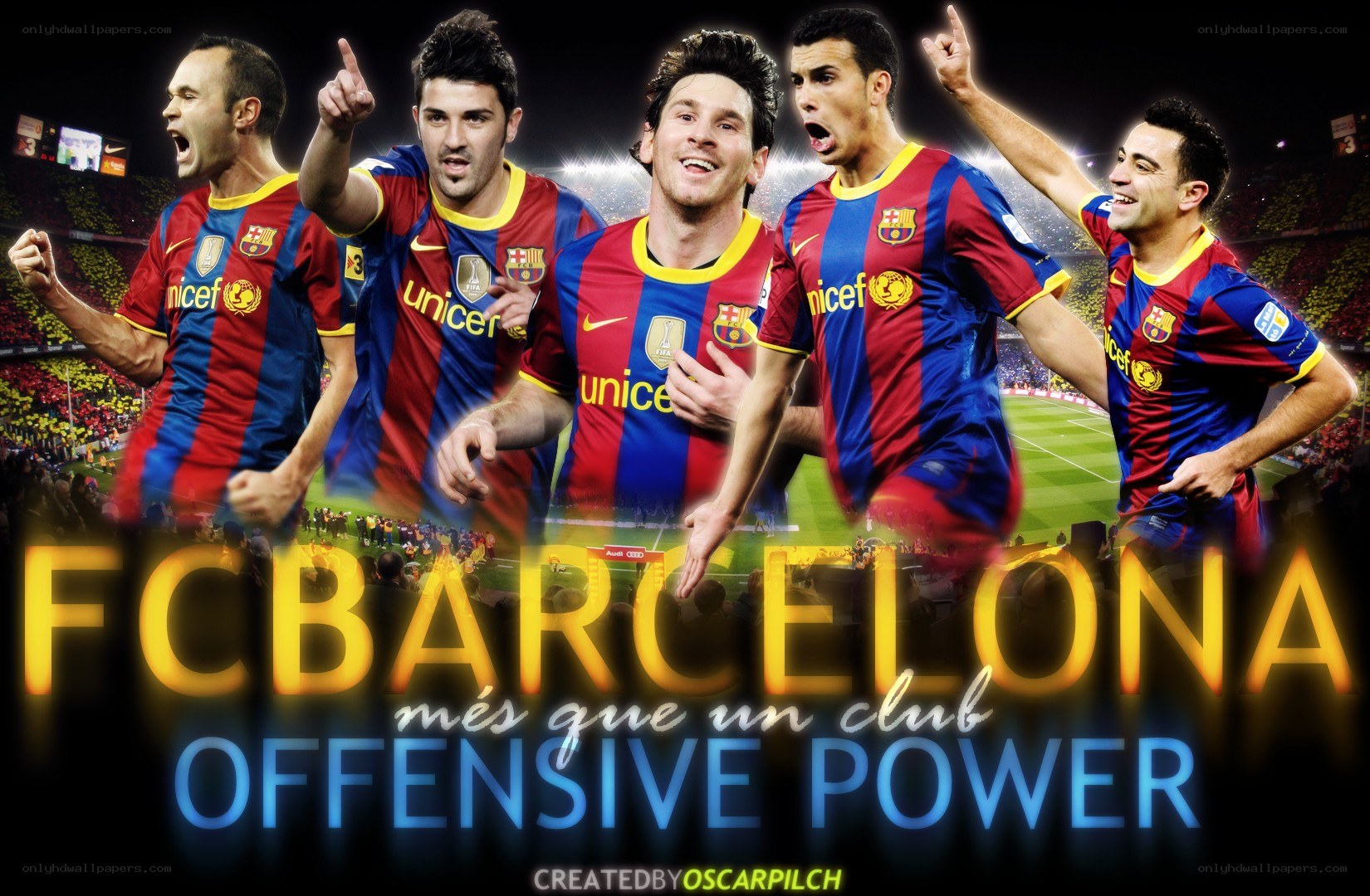 FC Barcelona offensive power